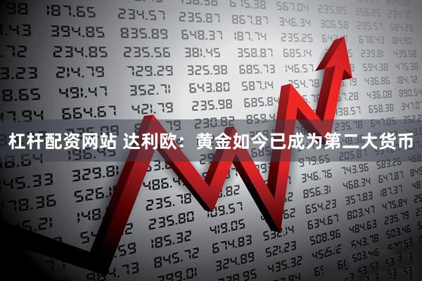 杠杆配资网站 达利欧：黄金如今已成为第二大货币