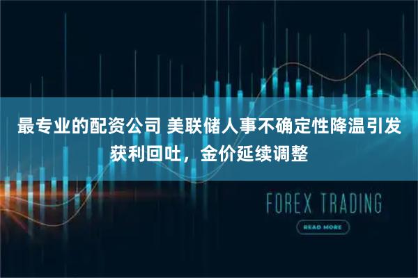 最专业的配资公司 美联储人事不确定性降温引发获利回吐，金价延续调整
