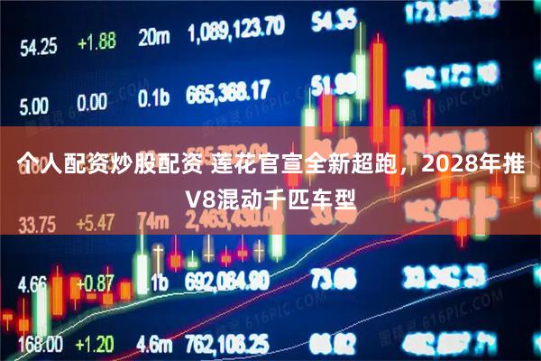 个人配资炒股配资 莲花官宣全新超跑，2028年推V8混动千匹车型